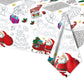 180x120CM Xmas Giant Coloring Poster Paper Coloring Tablecloth