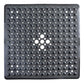 Large Non Slip Shower Mat with Drain Holes Square Shower Mat