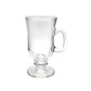 6Pcs 250ml Irish Coffee Mug Glass Cup Footed with Handle Coffee Tea Drink