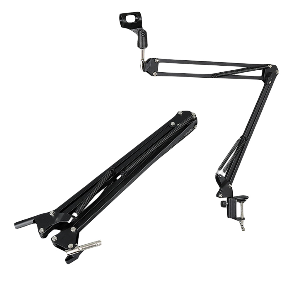 Pro Mic Microphone Suspension Boom Arm Desktop Stand Holder Mount for Broadcast