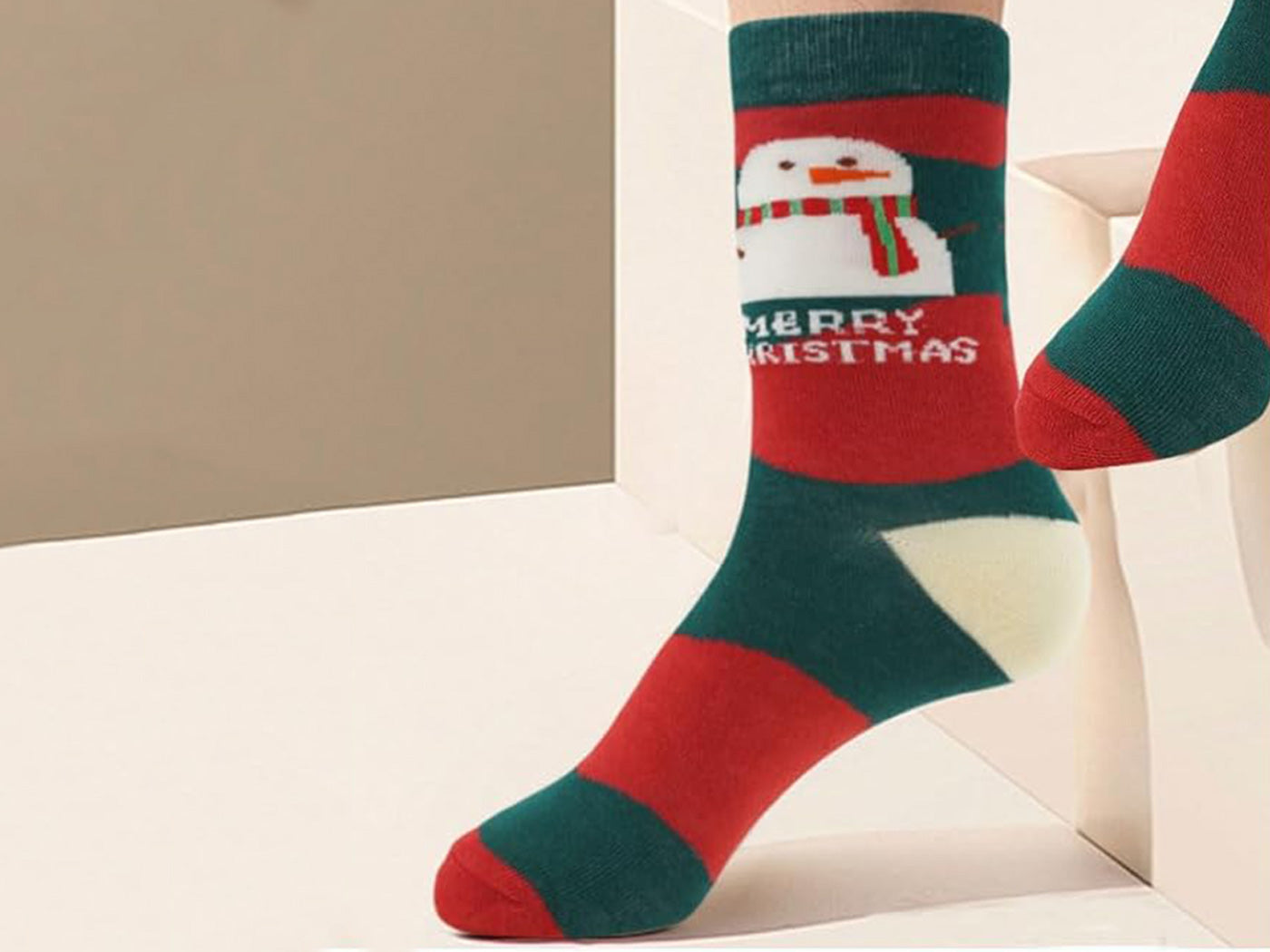 12 Pairs Christmas Sock Advent Calendar Blind Box 24 Days Countdown Calendar