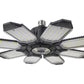 8 Panels LED Foldable Garage Ceiling Light for Workshop Warehouse Lighting
