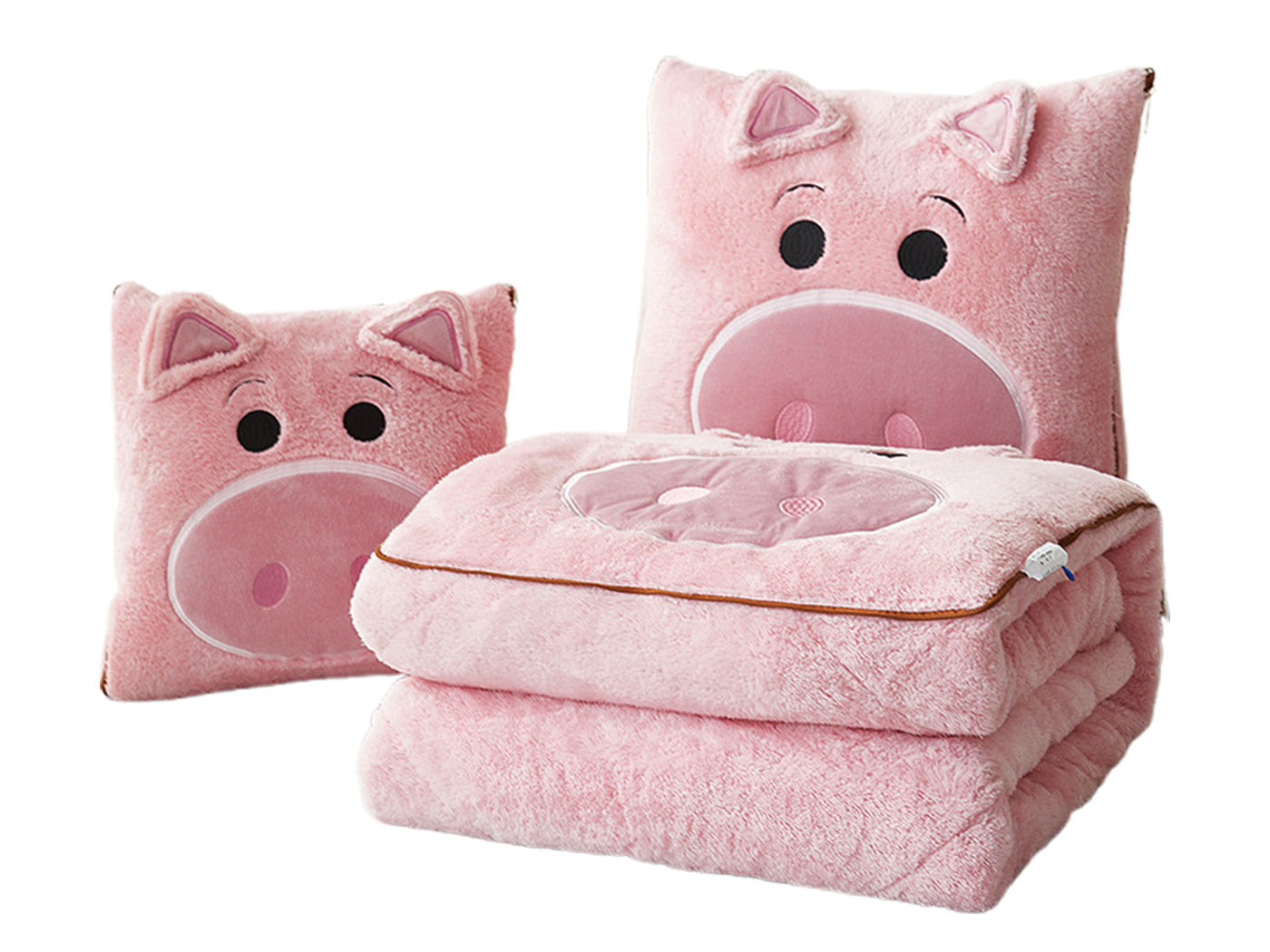 Pillow Blanket Throws Back Support Cushion