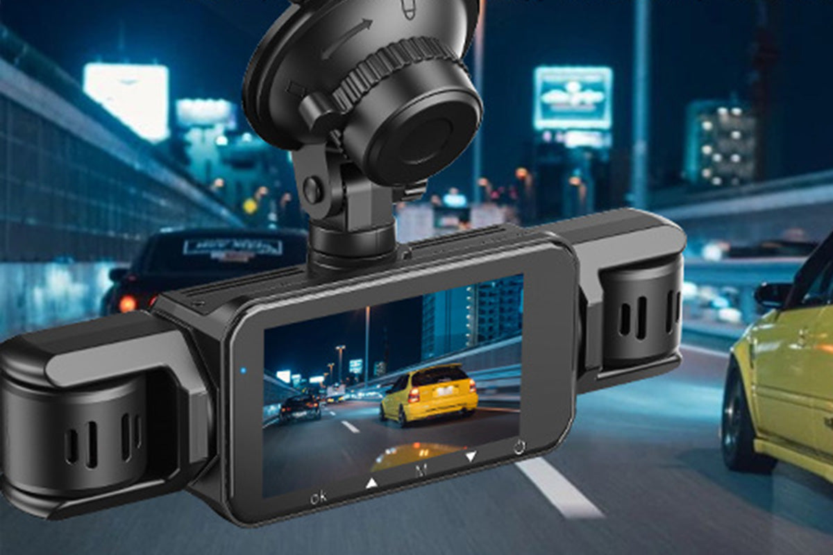 4 Channel Dashcam Front Rear Left Right Car Camera with App Control
