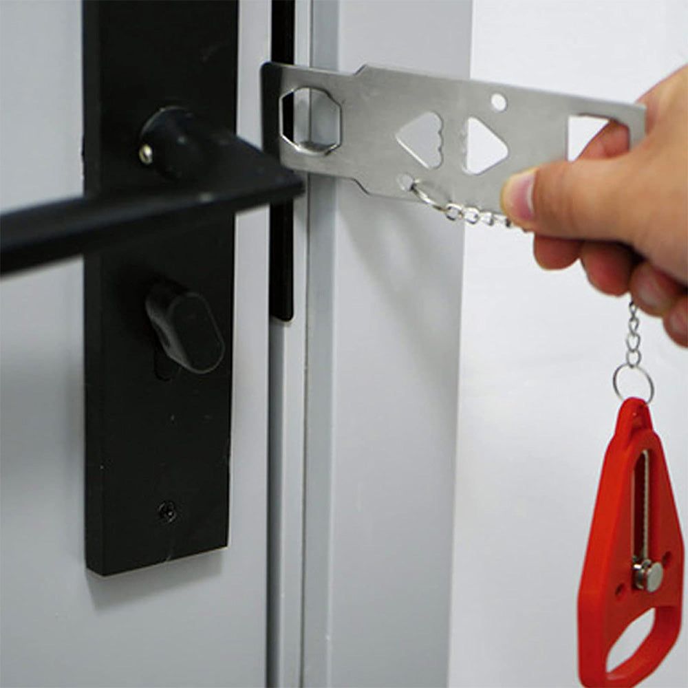 Portable Door Lock Travel Security Device for Hotel Home Apartment Bedroom