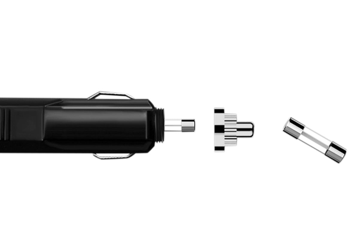 6in1 Car Charger with Dual USB and Cigarette Lighter Socket for 12V 24V Vehicles