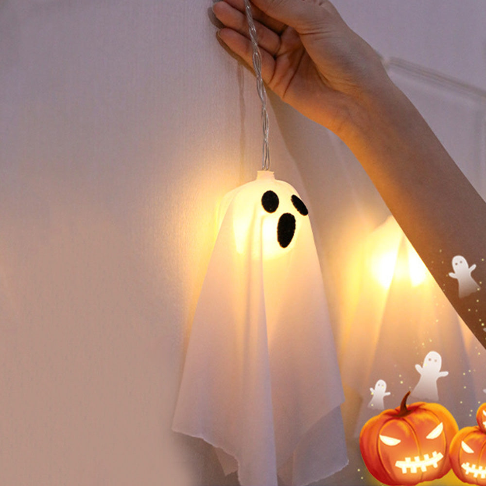 275cm Halloween Warm White LED Hanging Light String with 8 Modes