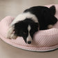 Pet Cooling Mat Memory Foam Cooling Fabric Dog Crate Bed with Pillow