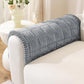 Sofa Armrest Cover Winter Thick Flannel Armchair Pad