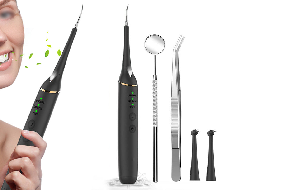 Electric Ultrasonic Tooth Cleaner Dental Calculus Plaque Tartar Remover for Home Use