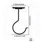 2Pcs Self Adhesive Foldable Banana Hook for Under Cabinet Metal Holder for Kitchen
