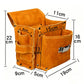 Leather Carpenter Nail Pouch Wear WaistBag Nail Holder Tool Belt Bag Hip Pouch