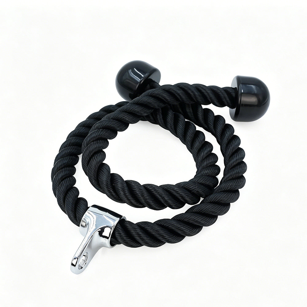 Tricep Rope Dual Head Resistance Band Push Pull Down Exercises Muscle Resistance Bands Training