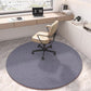 Round Office Chair Mat Anti Slip Floor Protector for Home Office-Grey