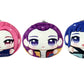 7cm Cartoon Inspired Round Plush Keychain Soft Squishy Ball Ornament Bag Pendant Christmas Gift