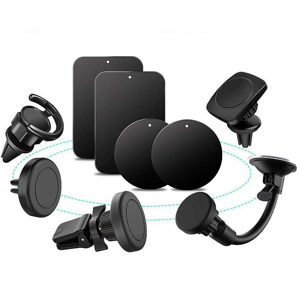 10 Pack Attraction Piece Phone Mount Metal Plates Adhesive Car Holder