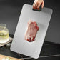 Dual Sided Stainless Steel Cutting Board with Hanging Hole for Home Restaurant