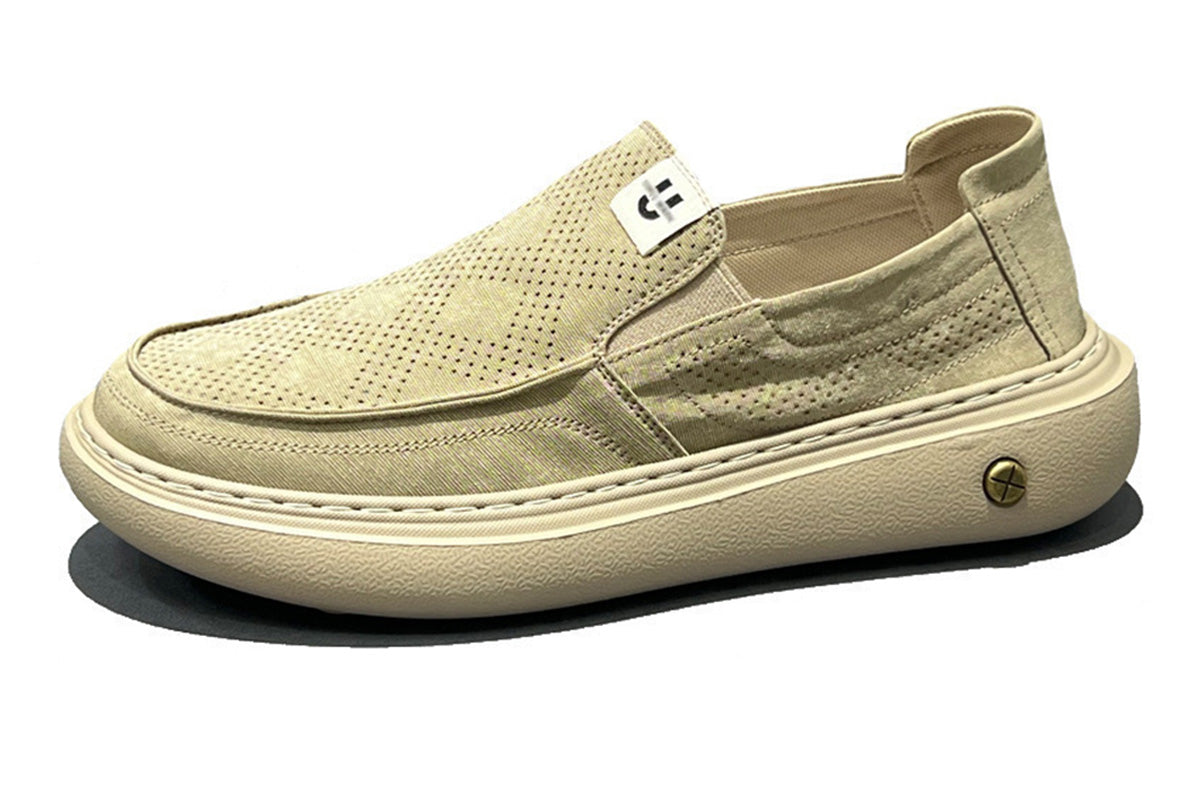 Men Breathable Hollow Slip-on Loafers Casual Shoes