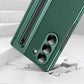 Phone Case for Samsung Z Fold 7 with Pen Holder Full Coverage Hinge Protection