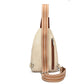 2Pcs PU Leather Sling Belt Chest Bag