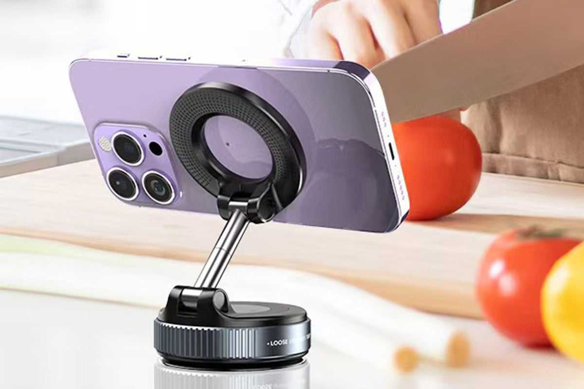 Attractive Car Phone Holder with Vacuum Suction for Dashboard and Windshield