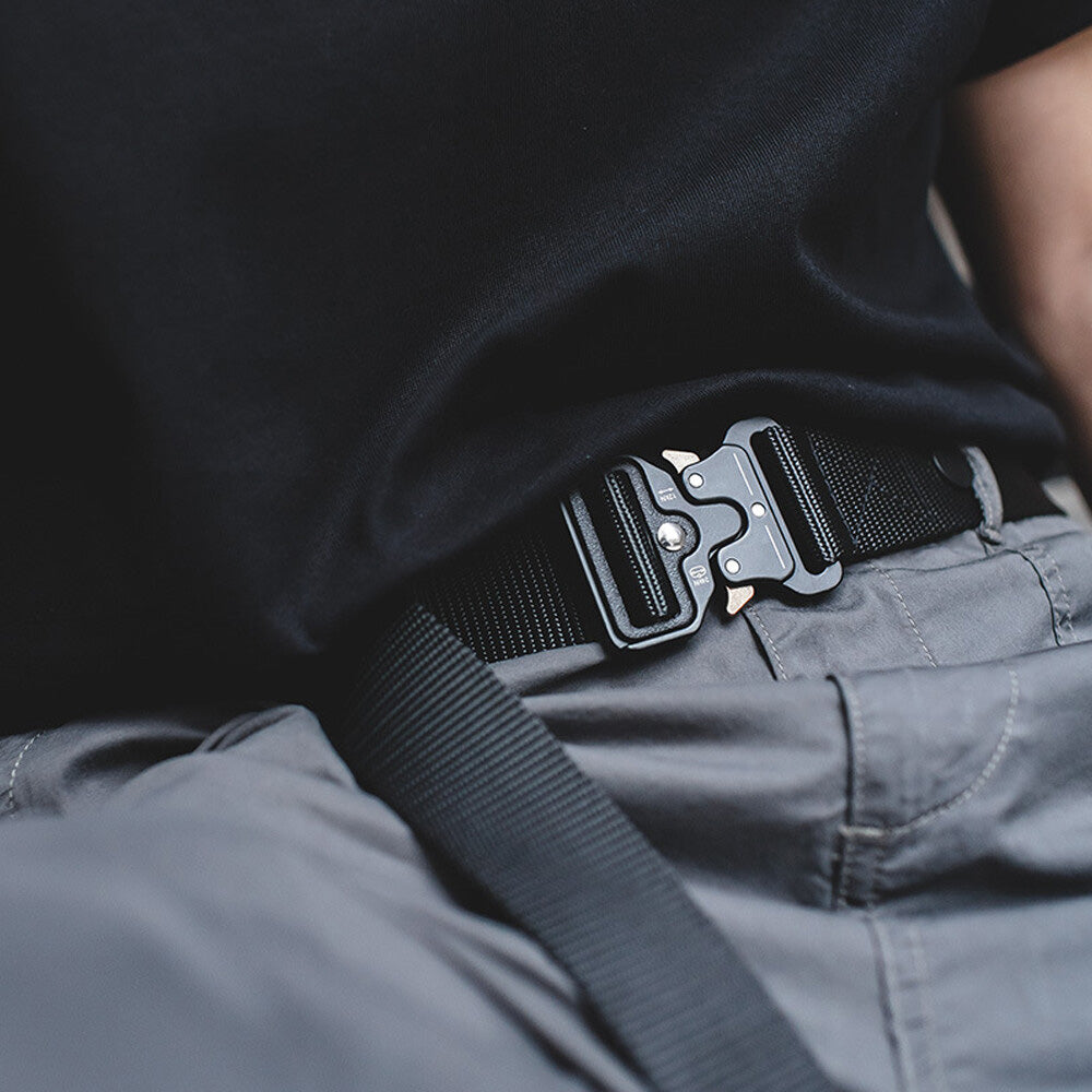 Nylon Tactical Belt Quick-Release for Outdoor Work Daily