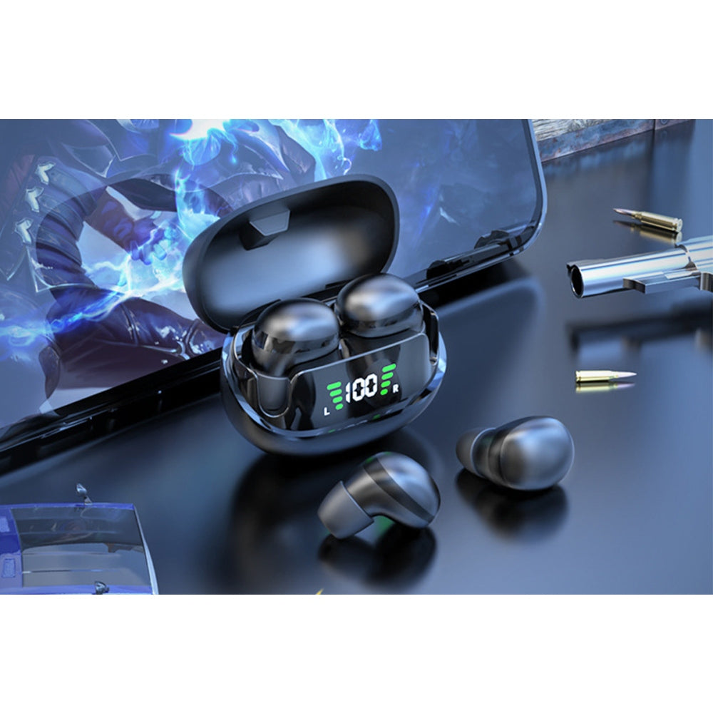 Sleep Earbuds Wireless Earbuds Bluetooth Headphones HIFI Stereo Noise Cancelling Mic for Side Sleepers