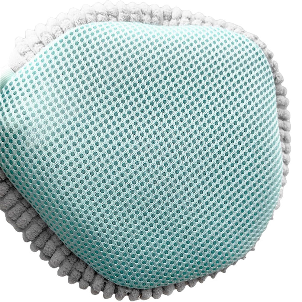 2Pcs Reusable Chenille Shoe Washing Bag with Zipper