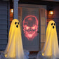 2Pcs Halloween Decoration Spooky Ghost Ornament with String Light
