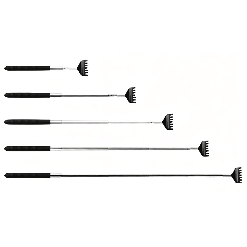 3 Pack Telescopic Back Scratcher Stainless Steel Retractable Extendable