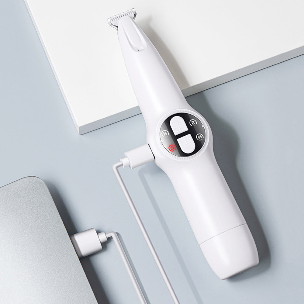 2 in 1 Pet Grooming Clippers with Nail Grinder and LED Display