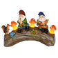 Resin Garden Gnome Ornament Solar Light