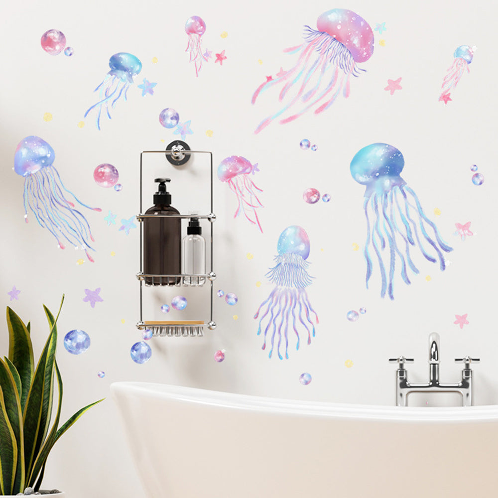 Jellyfish Wall Stickers Ocean Underwater Wall Decal