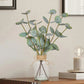 Realistic Artificial Eucalyptus Plant 3-Branch Faux Water Decorative Leaves
