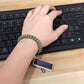 6Pcs Stretch Wrist Coil Keychains for Keys Cards and ID Badges