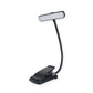 Rechargeable Flexible Goose Neck Clip-on 24 LEDs Eye Caring Book Light for Reading