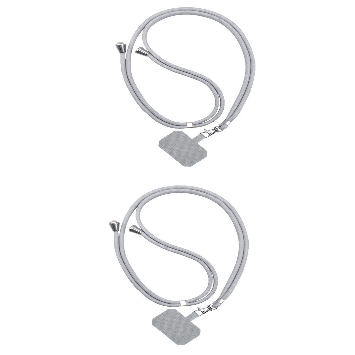 2Pcs Mobile Phone Lanyard Adjustable Anti-lost Patch Neck Holder