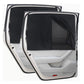 2PCS Car Window Sun Shades Double Layer Rear Window Privacy Cover