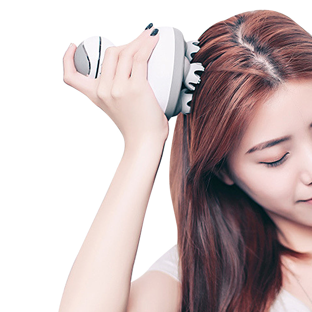 Portable Smart Electric Water-resistant Head and Scalp Massager