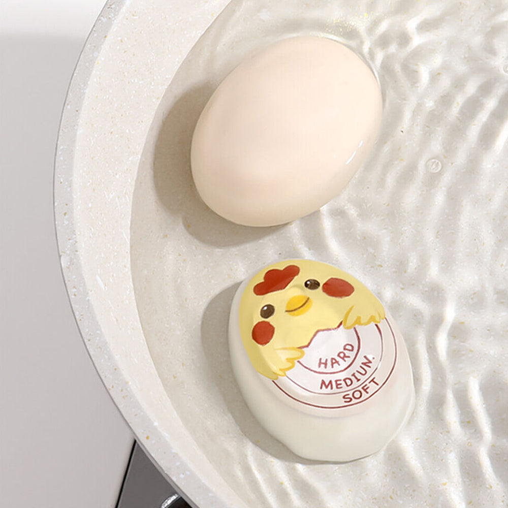 4Pcs Resin Boiled Egg Color Changing Temperature Timer