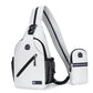 Travel Crossbody Chest Bag for Men and Women Adjustable Sling Backpack
