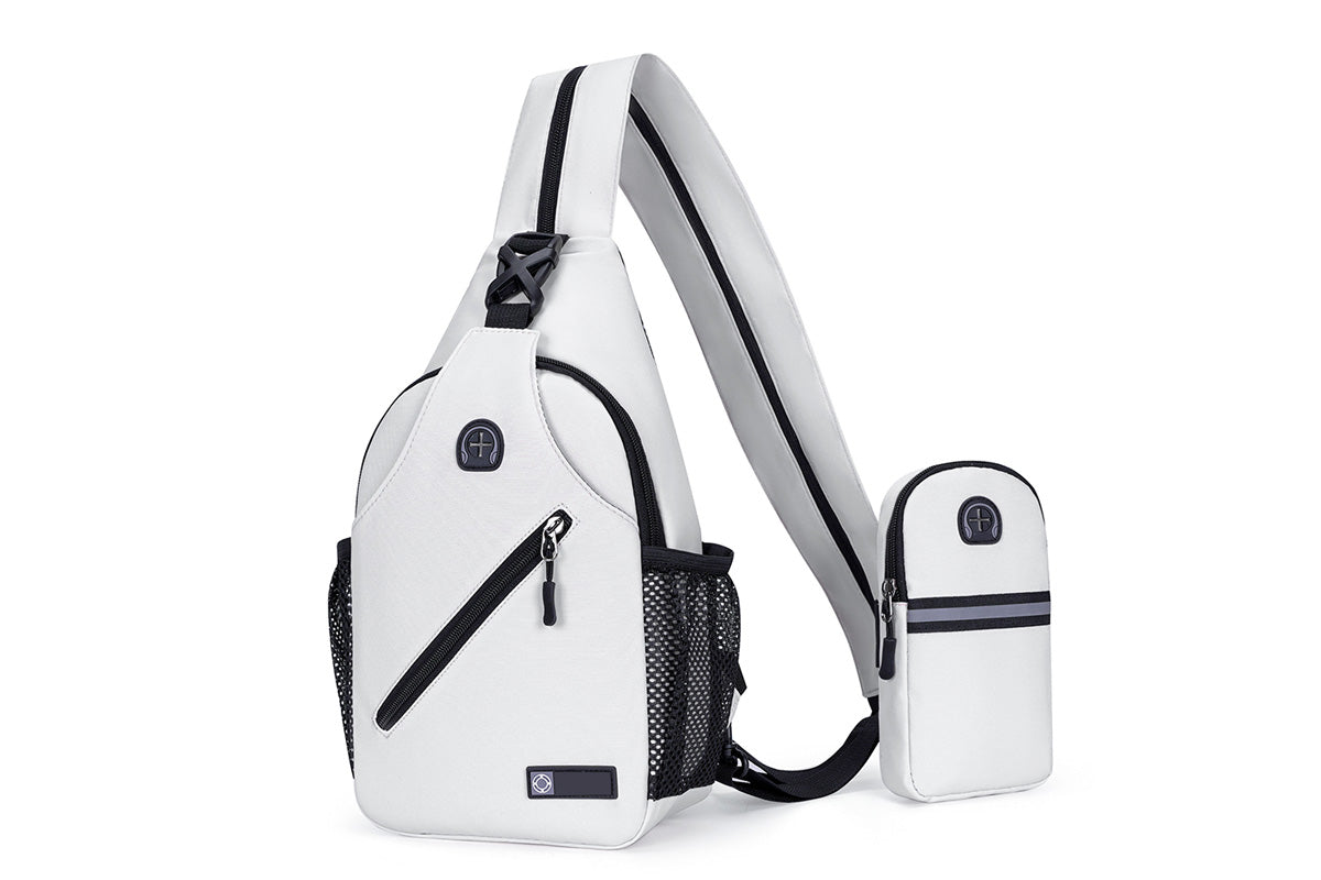 Travel Crossbody Chest Bag for Men and Women Adjustable Sling Backpack