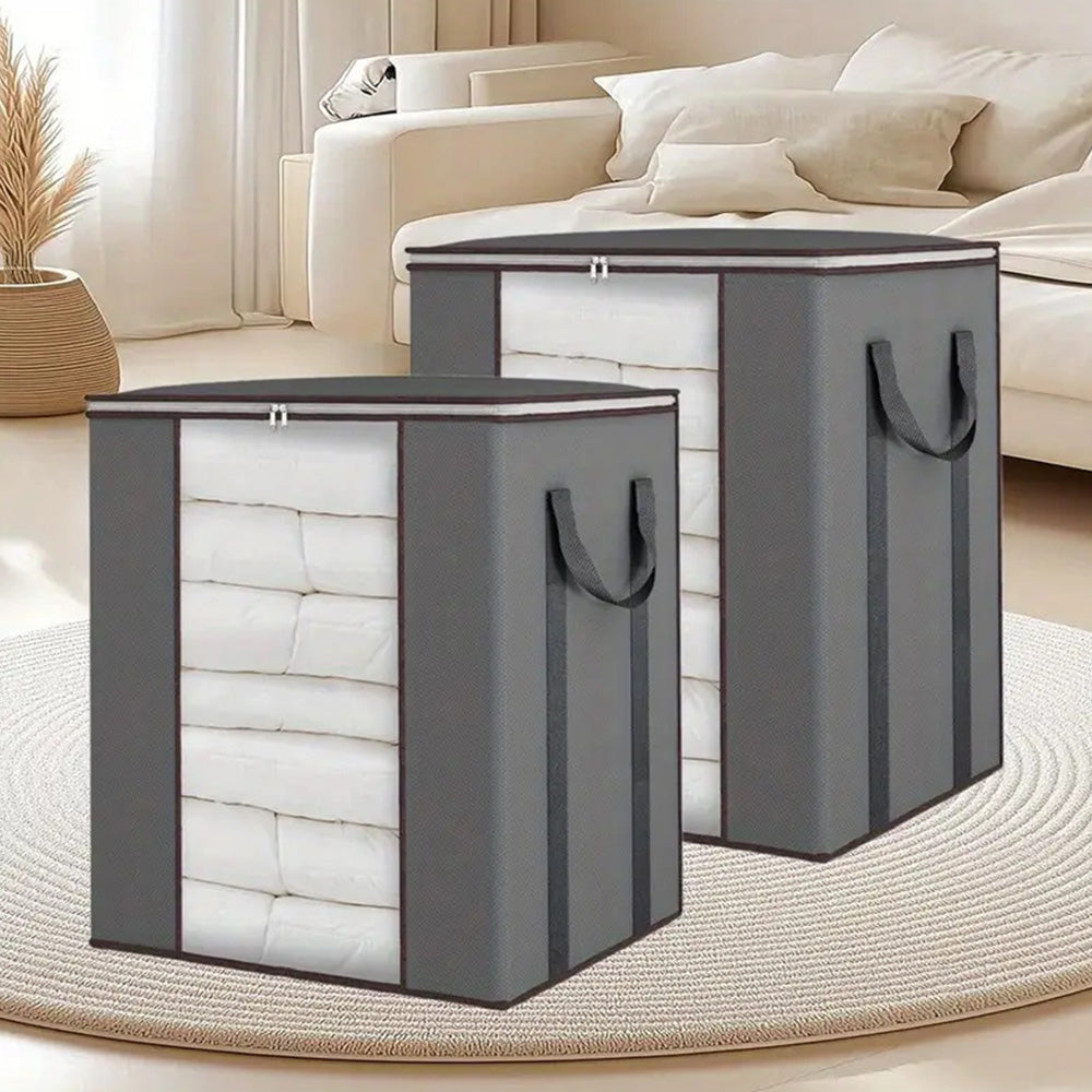 120L Extra Large Storage Bag Blanket Clothes Organizer Foldable Moving Tote