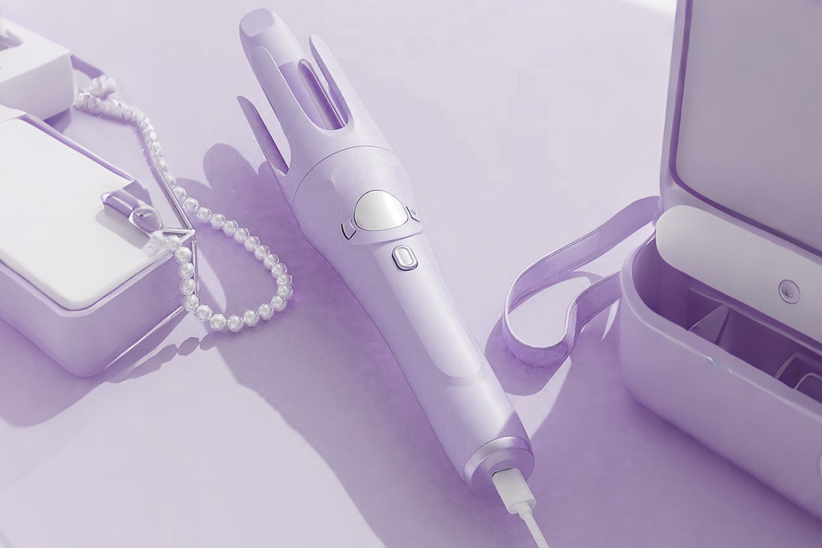 Auto Rotating Wireless Hair Curler 32mm for All Hair Types