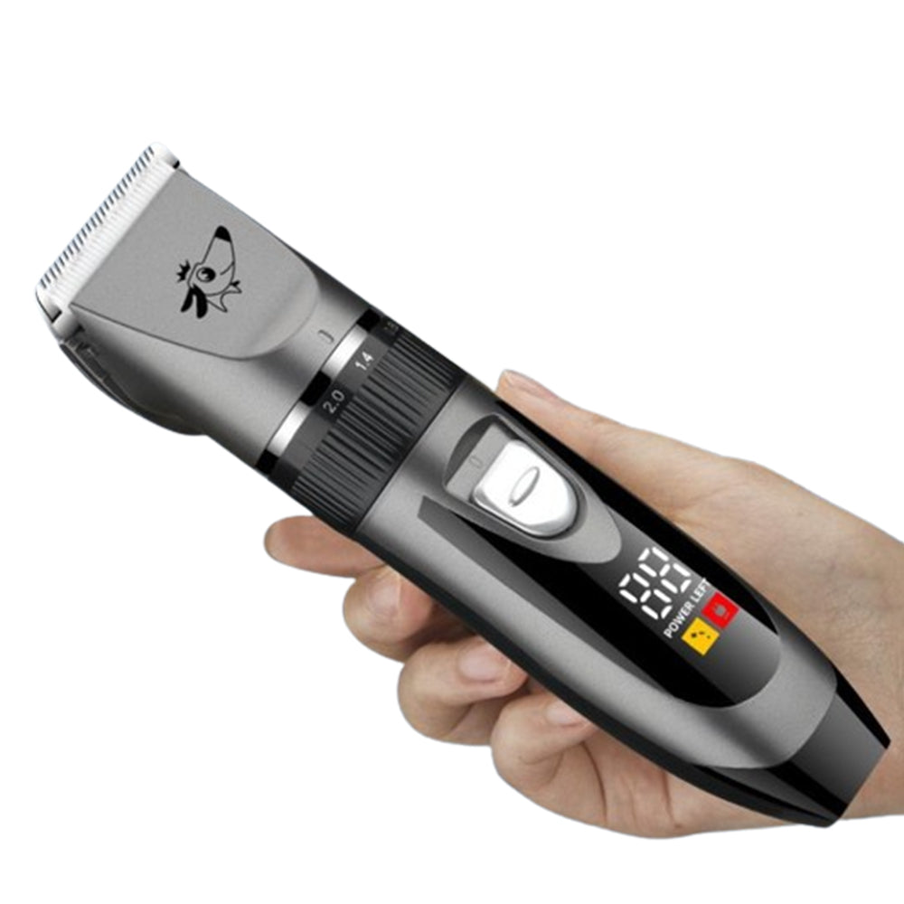 Electric Pet Hair Trimmer Kit with 4 Combs