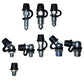 40 Pack Universal Rubber Brake Bleeder Screw Dust Caps for Cars Motorcycles