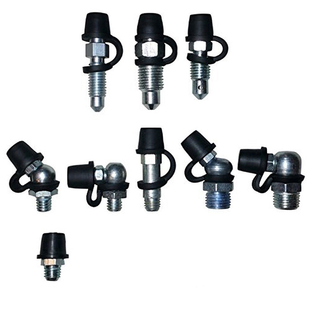 40 Pack Universal Rubber Brake Bleeder Screw Dust Caps for Cars Motorcycles