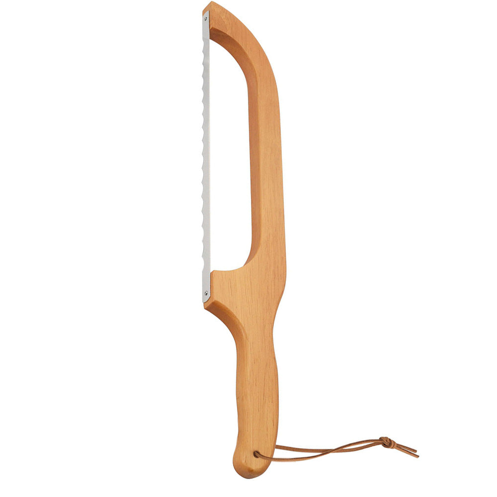 Single-Serrated Bread Bow Knife Slicer with Protective Cover
