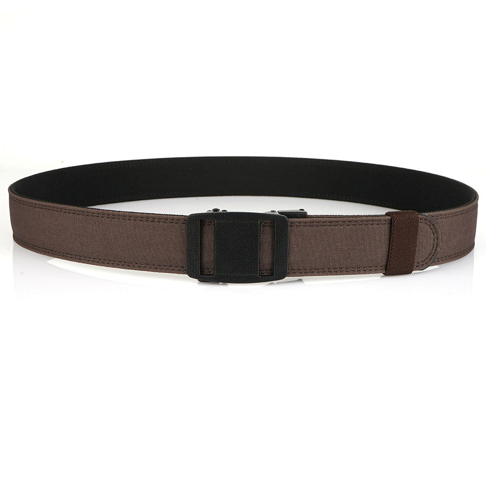 Double Layer Thickened Tactical Belt with Automatic Buckle