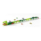 Foldable Dinosaur Truck with Dual Tracks and 6 Small Cars for Home Outdoors